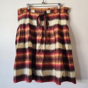 BCBGMAXAZRIA Y2K Cotton Pleated Skirts XS